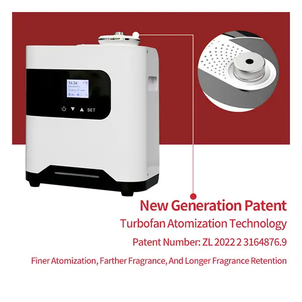 Fragror Apex patented nano-atomization design
