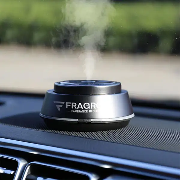 Fragror Drive car nebulizer diffuser in a vehicle